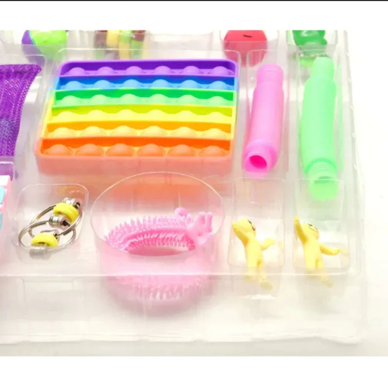 Fidget Toy Advent Calendar - 24 Day Fidget Advent Calendar - Poppit's, Squishy, Sensory Toys, Stretchy Tubes, Toys & More for Kids & Adults