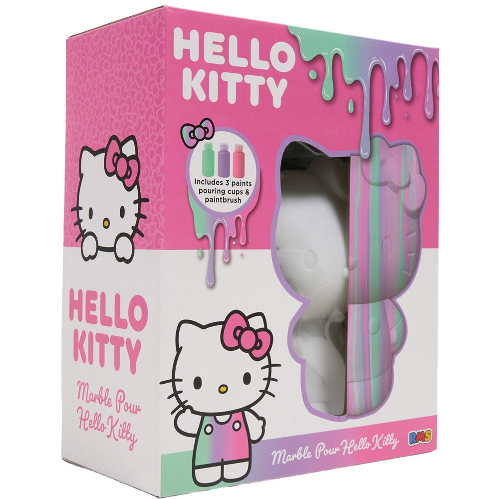 Marble Paint Pour Hello Kitty Craft Kit