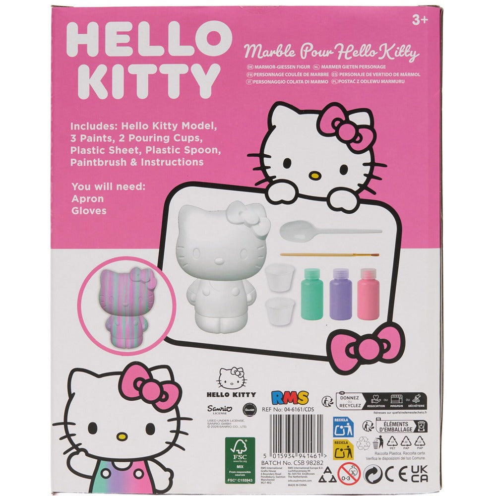 Marble Paint Pour Hello Kitty Craft Kit