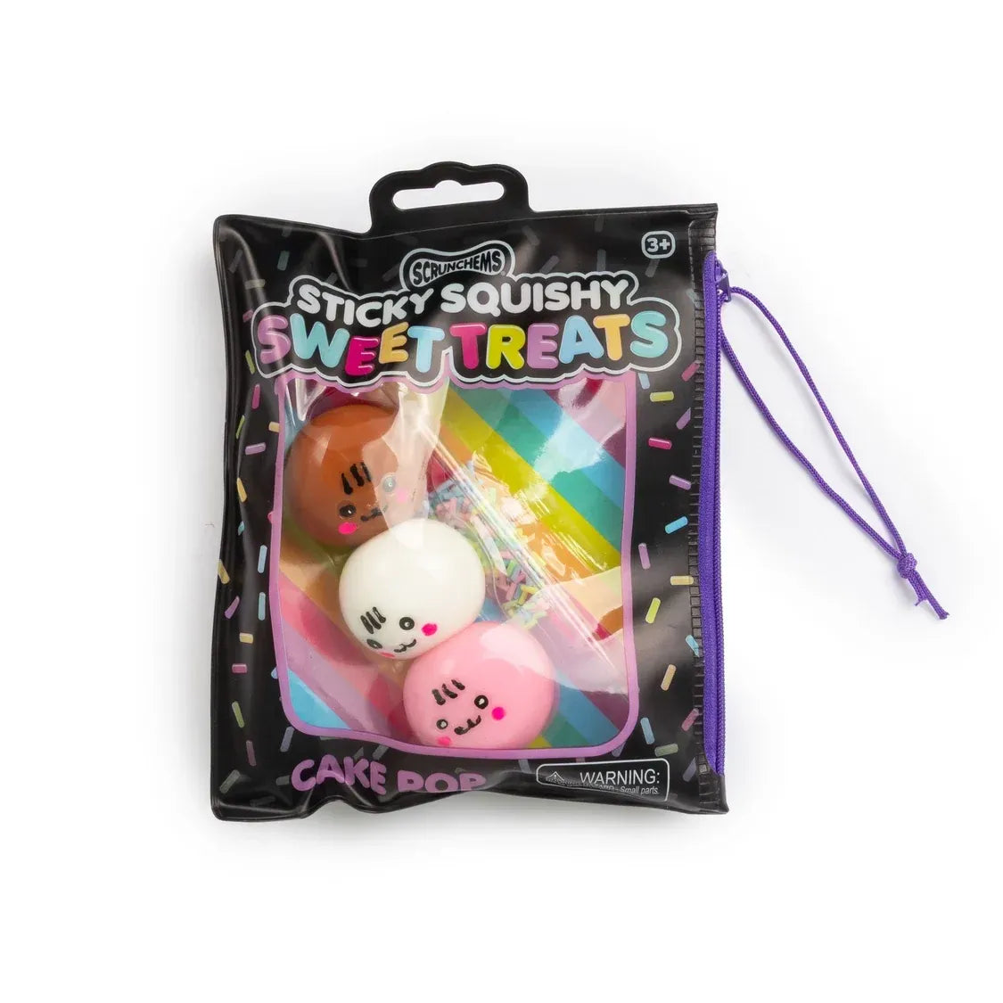 Scrunchems Sticky Squishy Sweet Treats Cake Pop - Fidget Sensory ASMR Squish Toy