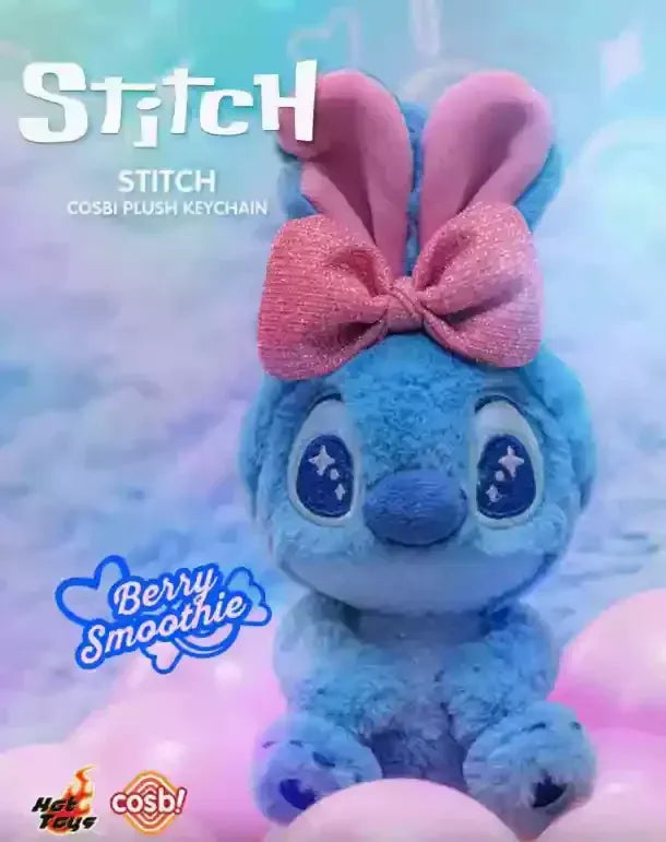 Stitch Candy Bunny Edition Cosbi Plush Keychain Toy – Single Blind Box