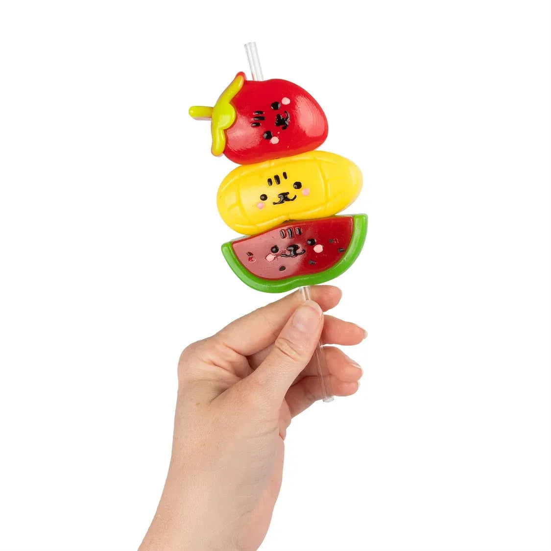 Scrunchems Sticky Squishy Sweet Treats Fruit Stack - Fidget Sensory ASMR Squish Toy