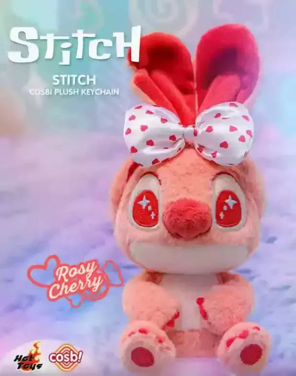 Stitch Candy Bunny Edition Cosbi Plush Keychain Toy – Single Blind Box