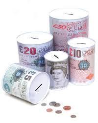Sterling Money Box Large 17cm x 22cm TIN006A