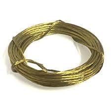 Picture Wire Brass Finish