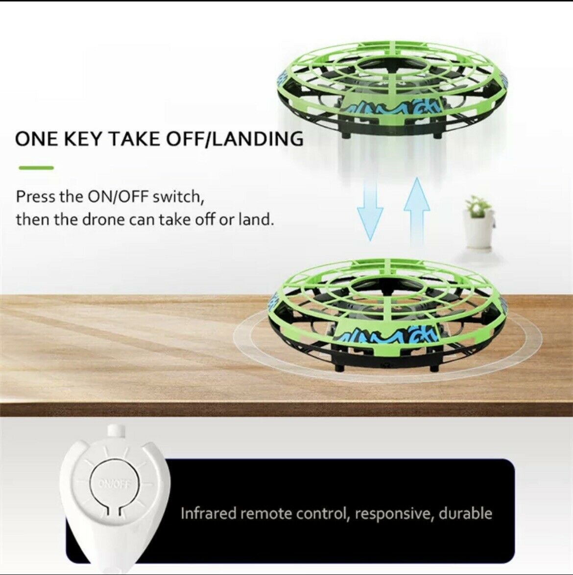 Gadget Drone Flying UFO Ball Helicopter Rechargeable