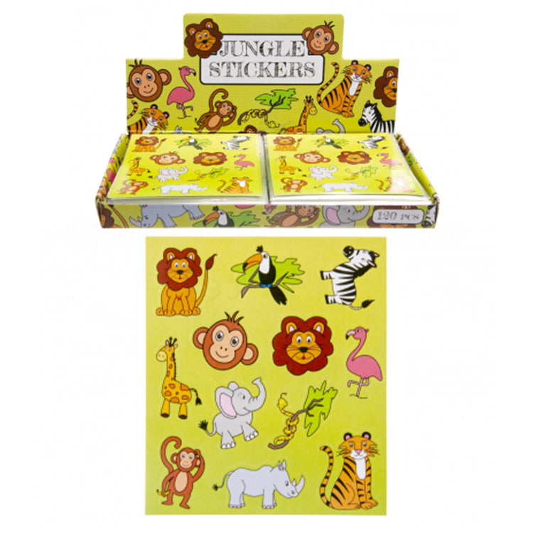 Jungle Mini Sticker Sheets x 6