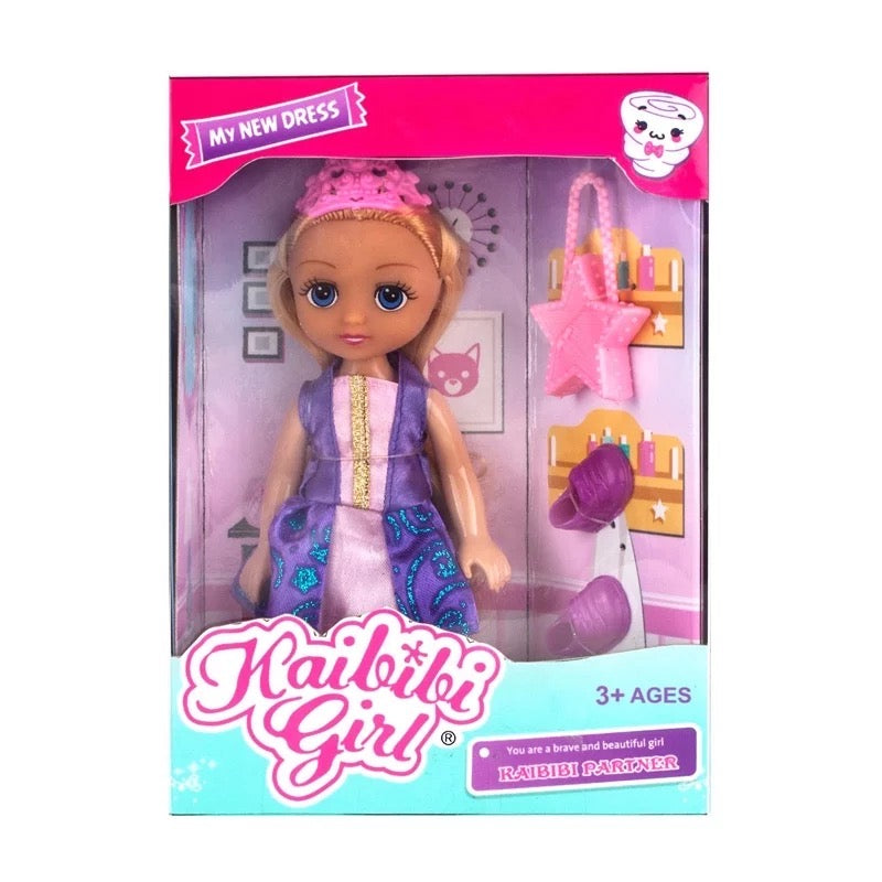 Kabibi Girls 7 Inch Fashion Doll Set - 4 Characters