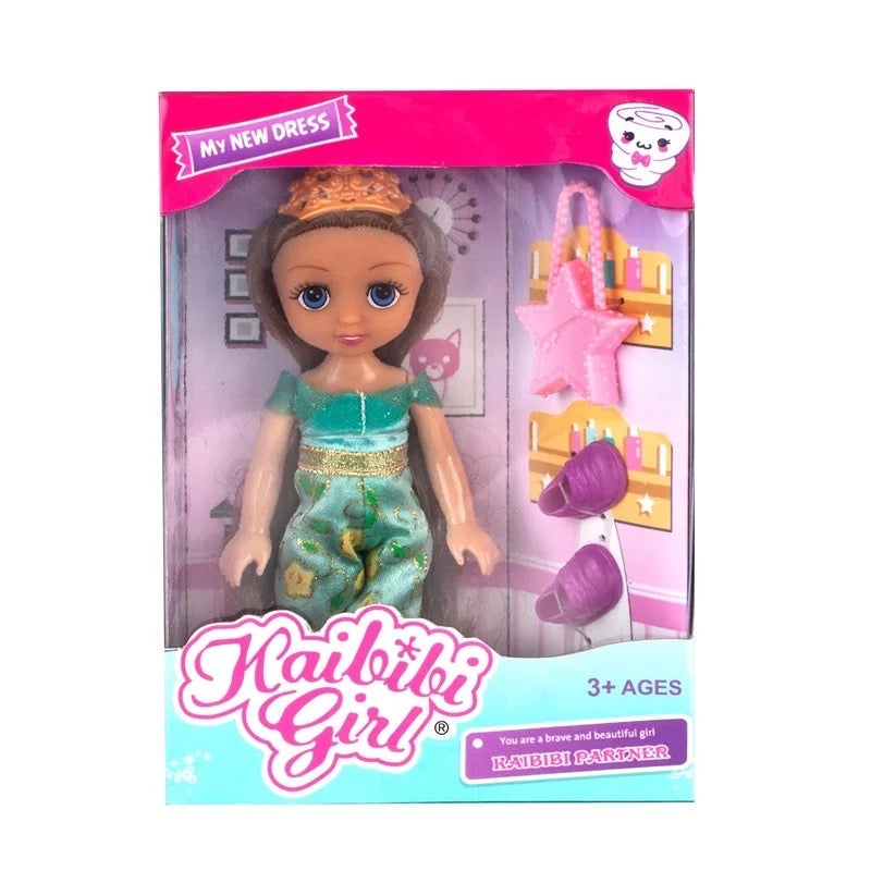 Kabibi Girls 7 Inch Fashion Doll Set - 4 Characters