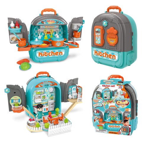3 in 1 Kitchen Chef PlaySet & Backpack