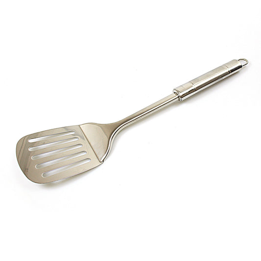 Home Kitchen Stainless Steel Slotted Turner Cooking Utensil 34cm 3616