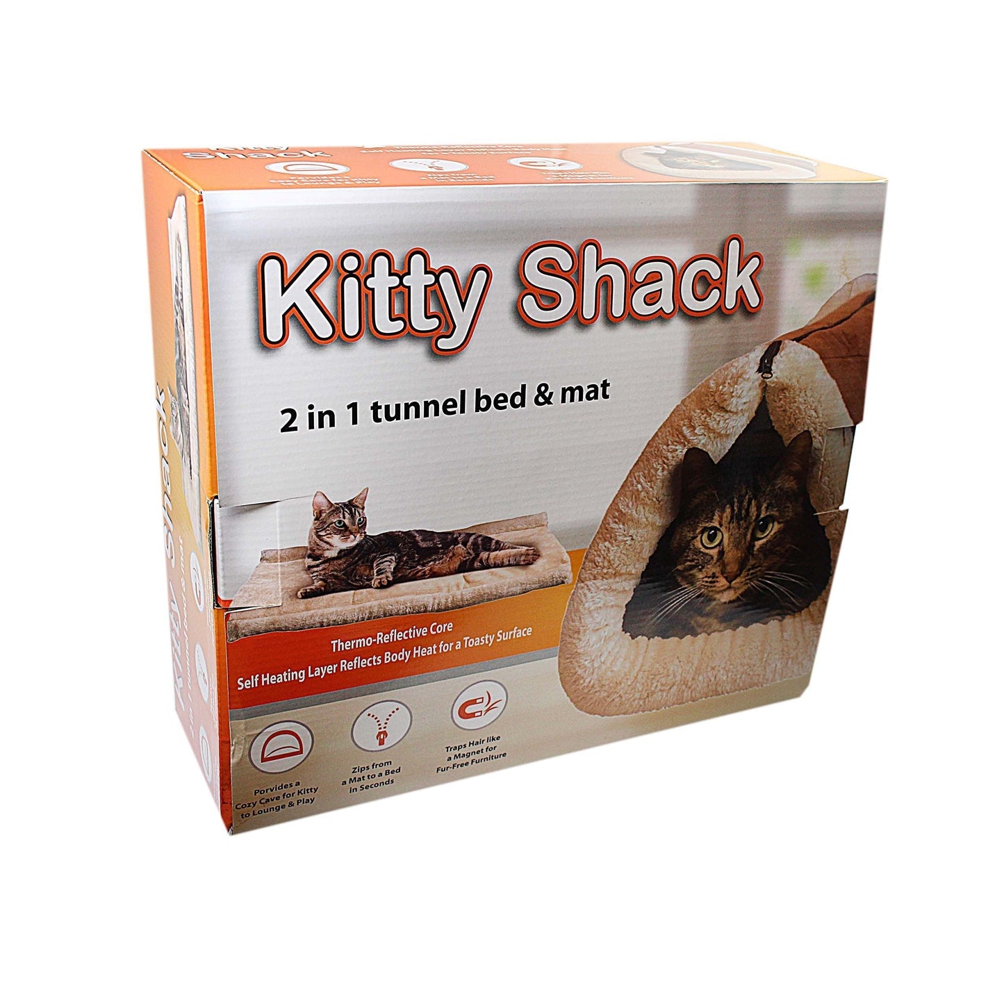 Kitty Shack 2 in 1 Tunnel Bed and Mat 5025 A