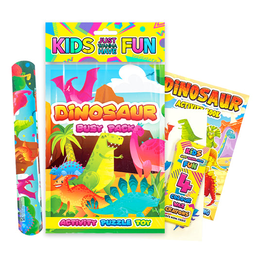 Dinosaur Busy Packs x 12 ( BULK BUY )