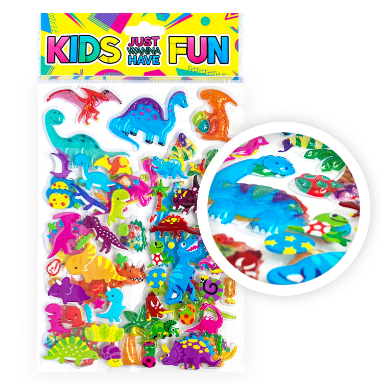 Dinosaur 3D Mega Stickers Pack