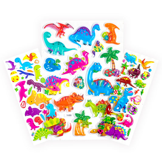 Dinosaur 3D Mega Stickers Pack