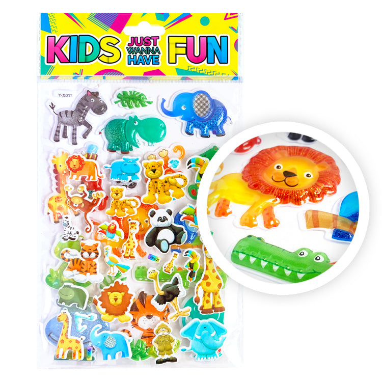 Jungle 3D Mega Sticker Pack