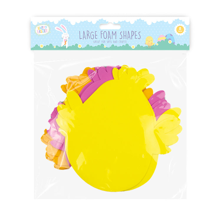 Large Easter Chicks Foam Shapes x 6