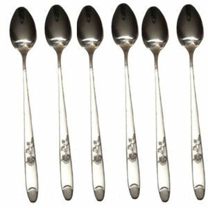 20cm 6pcs Long Handled Stylish Latte Spoons