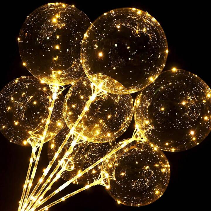 Light Up Balloons Luxury Effect - 50 Pack