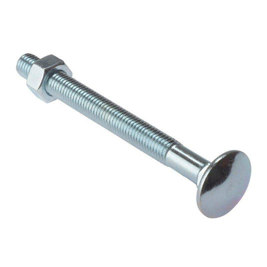 m10 x 180 Cup Square Bolts & Nuts Diy 0157