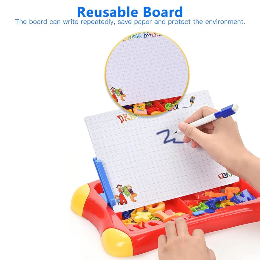 Magnetic Drawing Board With Learning Case