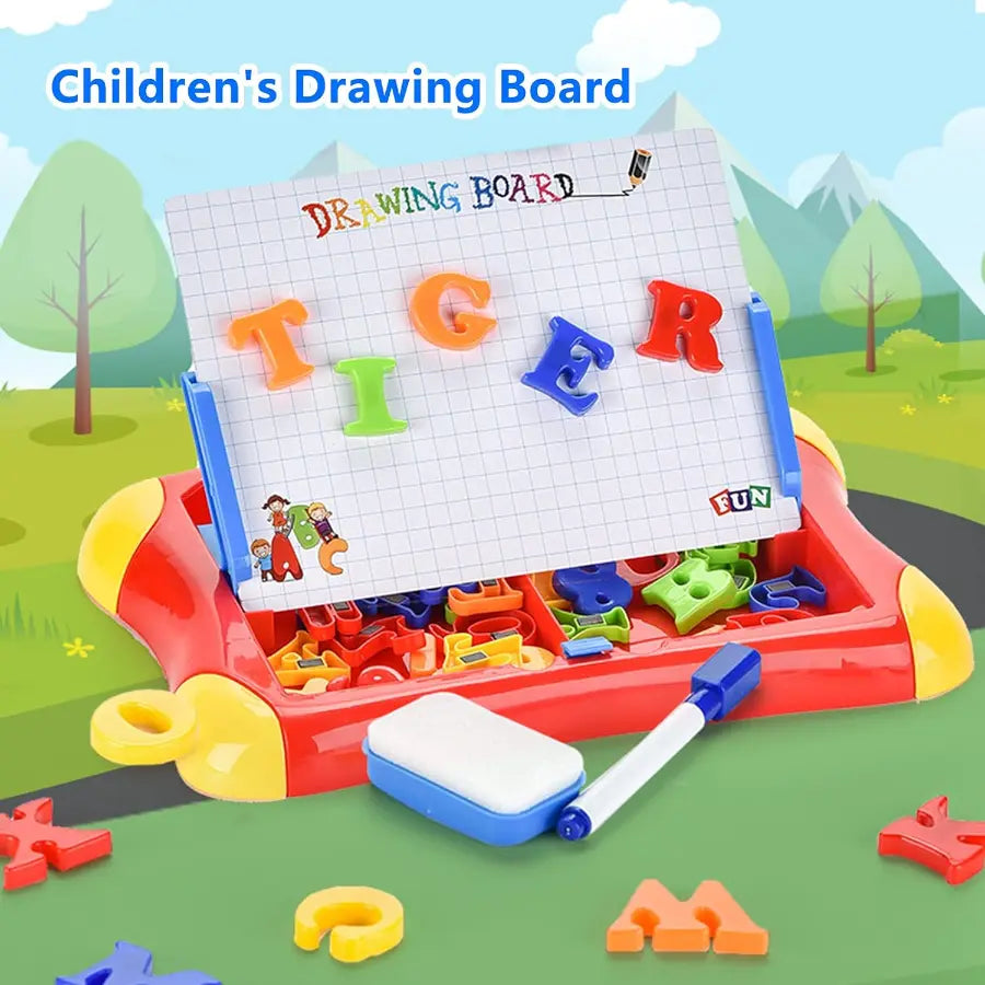 Magnetic Drawing Board With Learning Case