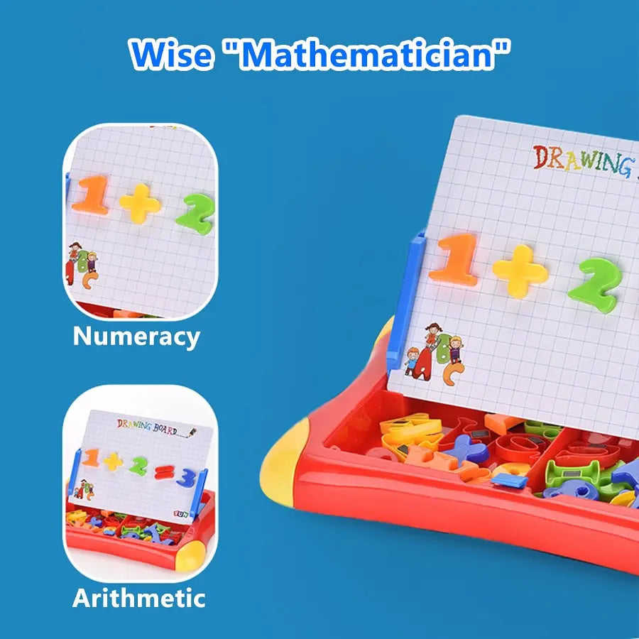 Magnetic Drawing Board With Learning Case