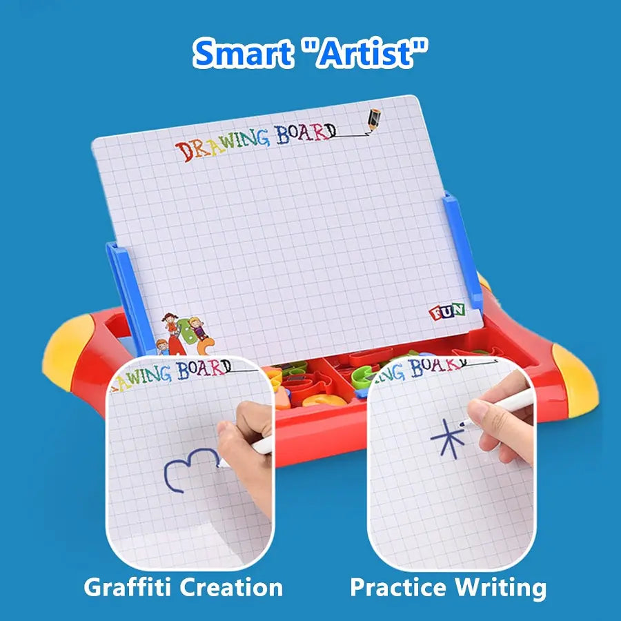 Magnetic Drawing Board With Learning Case