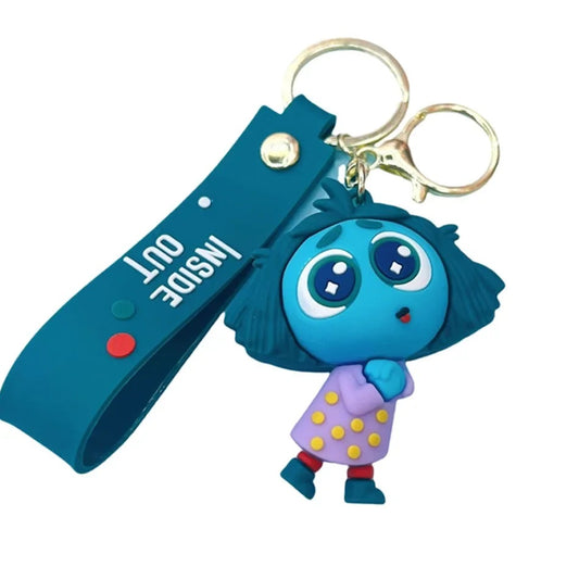 Inside Out Character 3D Silicone Keychain Keyring Pendant - Envy