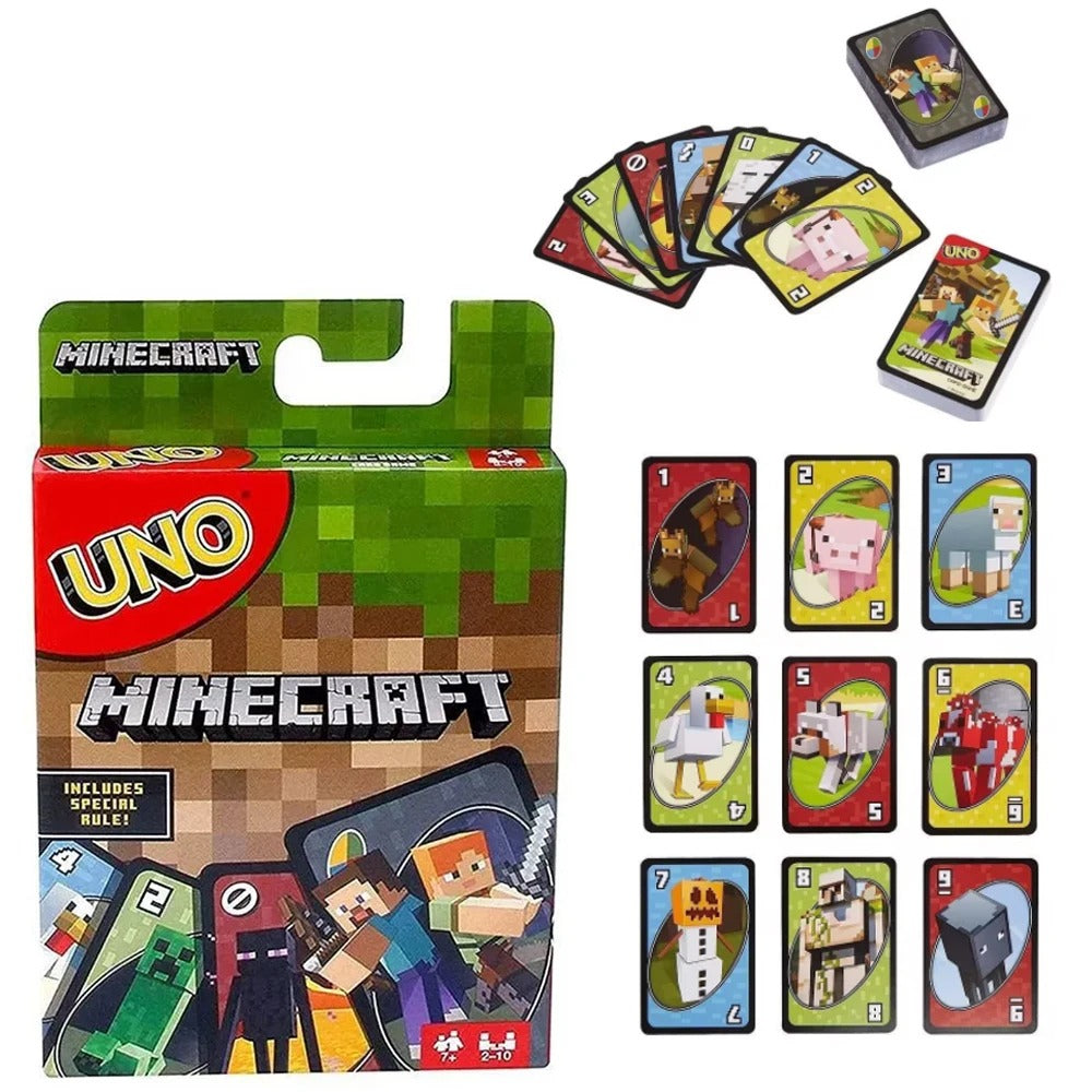 Minecraft UNO Playing Cards Set