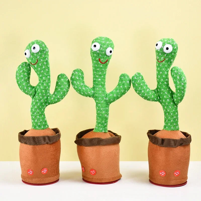 Dancing and Singing Cactus Toy, Repeats Whatever You Say!