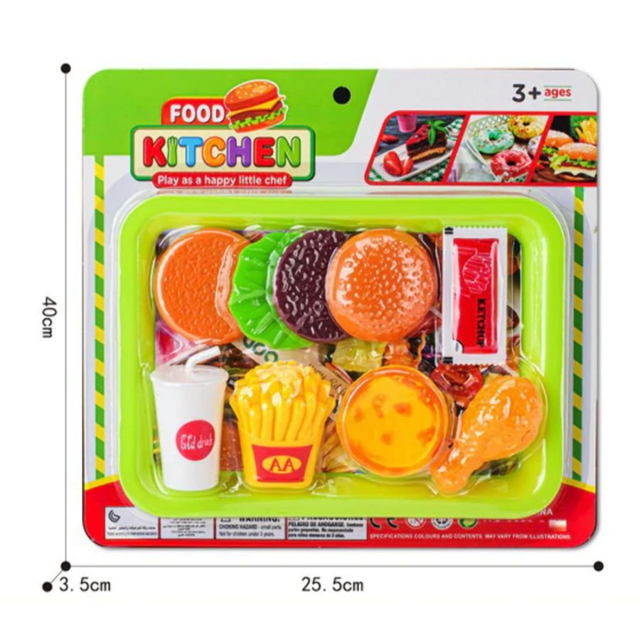 Pretend Play Fast Food Play Set