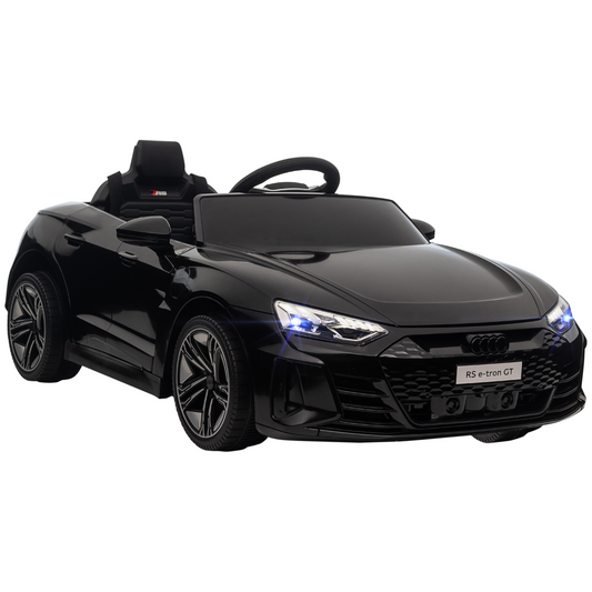 Audi RS e-tron GT Licensed 12V Kids Electric Ride on W/ Remote, Black