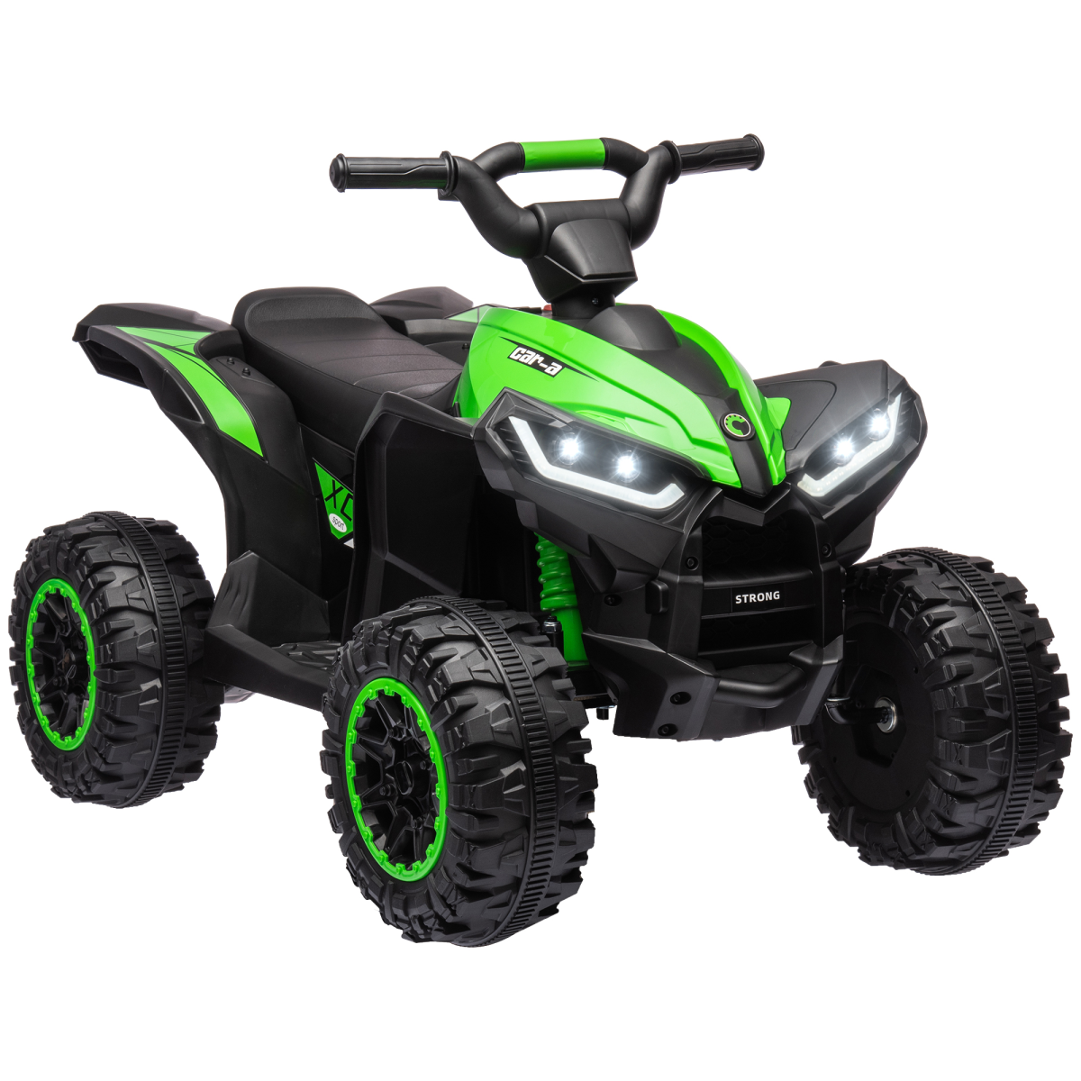 12V Electric Quad Bike for Kids Ride On Car ATV Toy for 3-5 Years Green