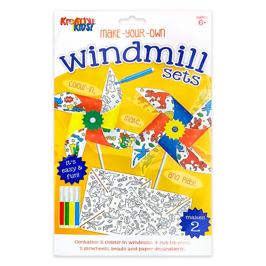 Dinosaur And Superhero Windmill Kit