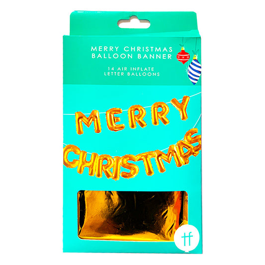 Merry Christmas Deluxe Inflatable Banner Set ( Silly Price Deal )