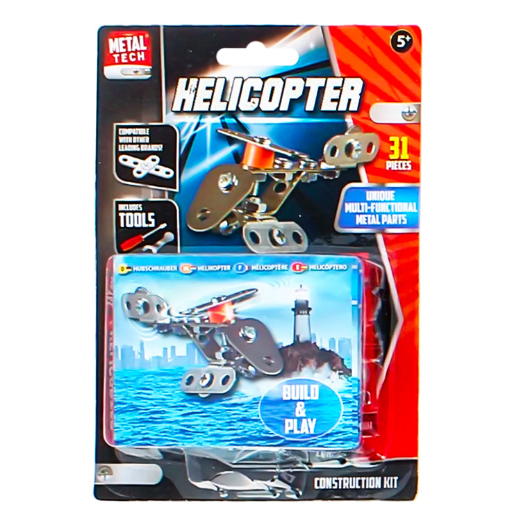 Helicopter Metal Model Kit
