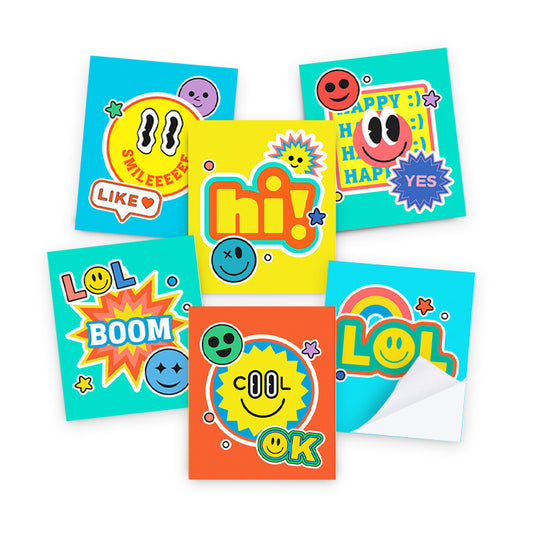 Bright World Mini Note Books x 6