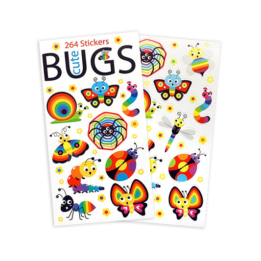 Cute Bug Stickers x 12 sheets
