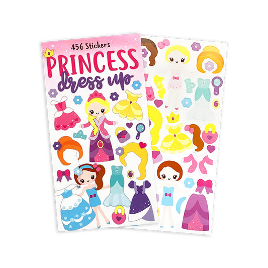 Dress Up Princess Mini Sticker Book ( 12 Sheets )