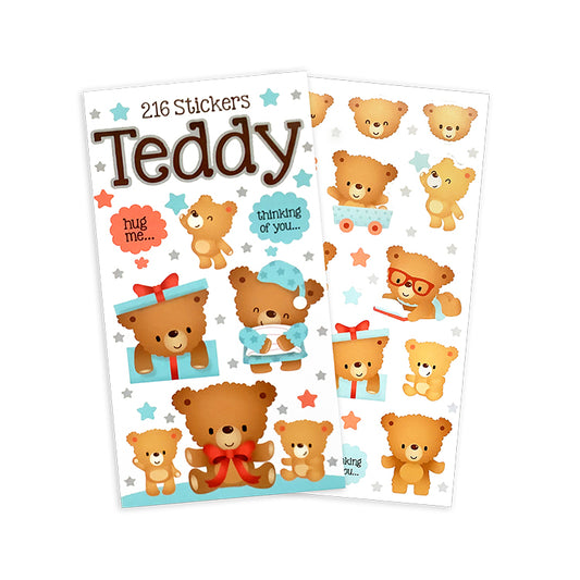 Cute Bear Sticker Pad ( 12 Sheets )