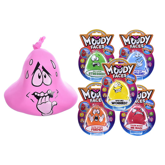 Moody Faces Jumbo Squishy Ball