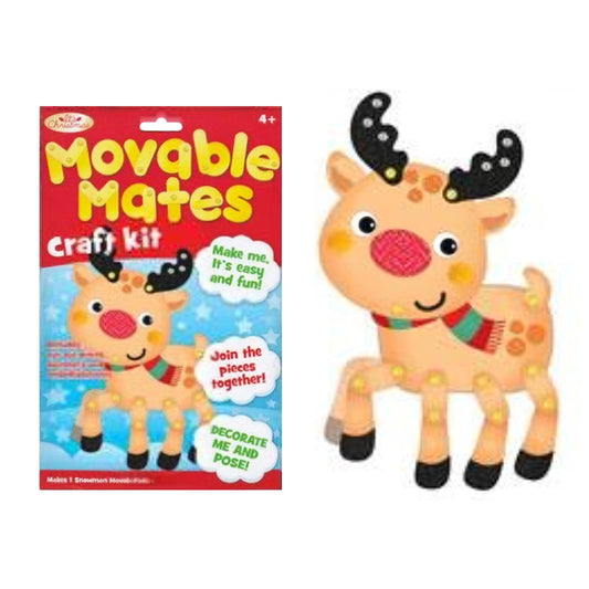 Reindeer Moveable Mates Craft Kit