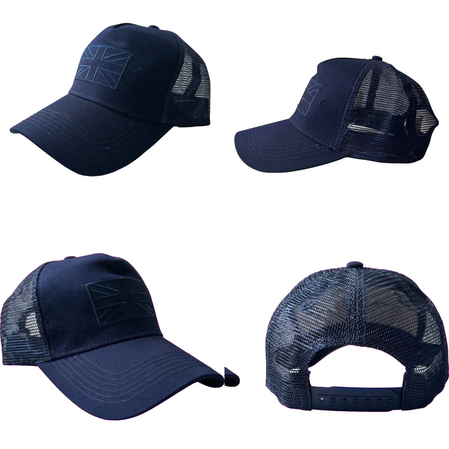 Union Jack Fashion Tonal Trucker Cap - 4 Colours