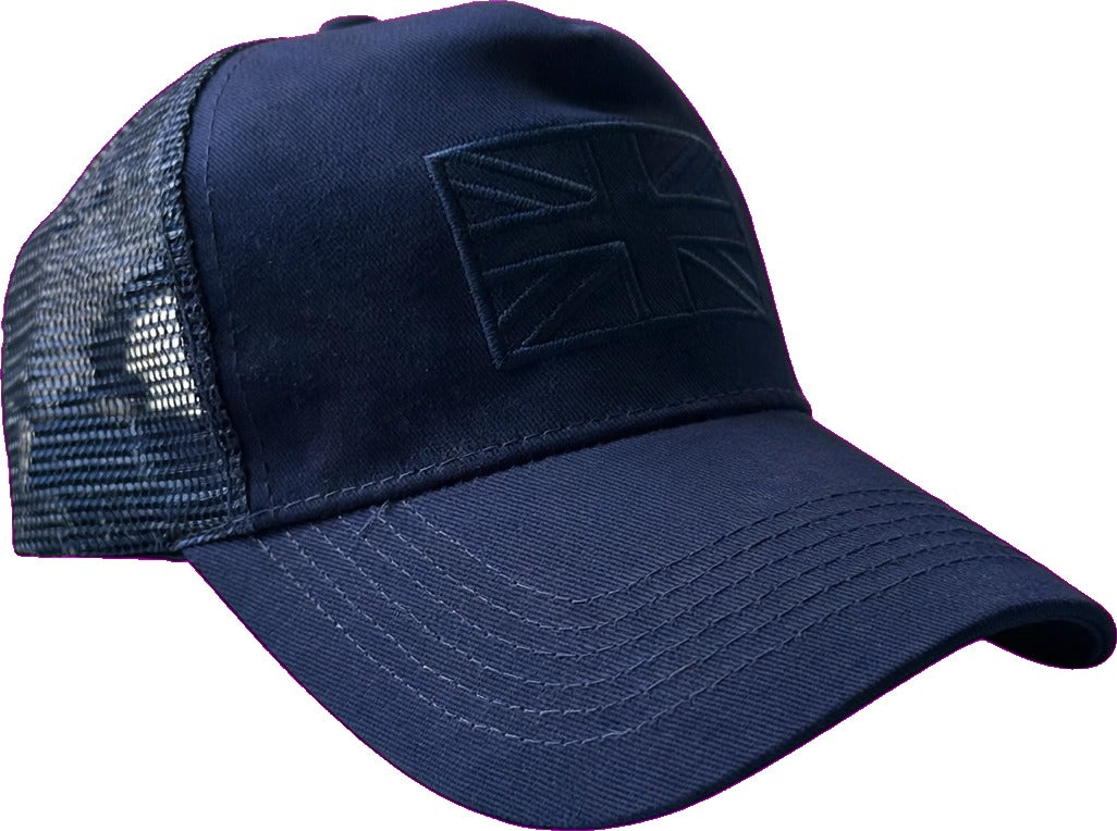 Union Jack Fashion Tonal Trucker Cap - 4 Colours