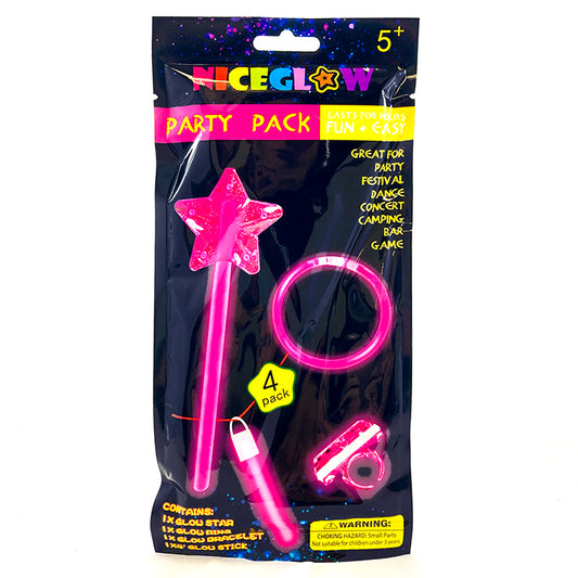 Girls Glow in the Dark Party Pack