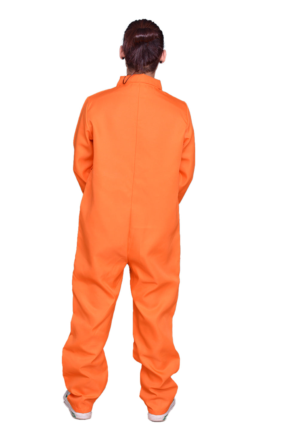 Men s Orange Prisoner Coverall Jumpsuit