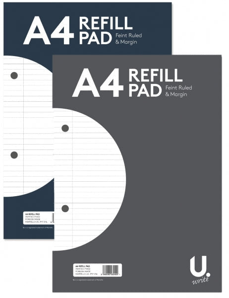 A4 Lined Refill Pad 30 x 21 x 1cm P1002 A