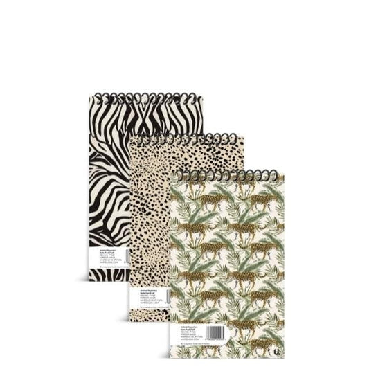 Animal Reporters Note Pad 5" x 8" School Assorted Designs