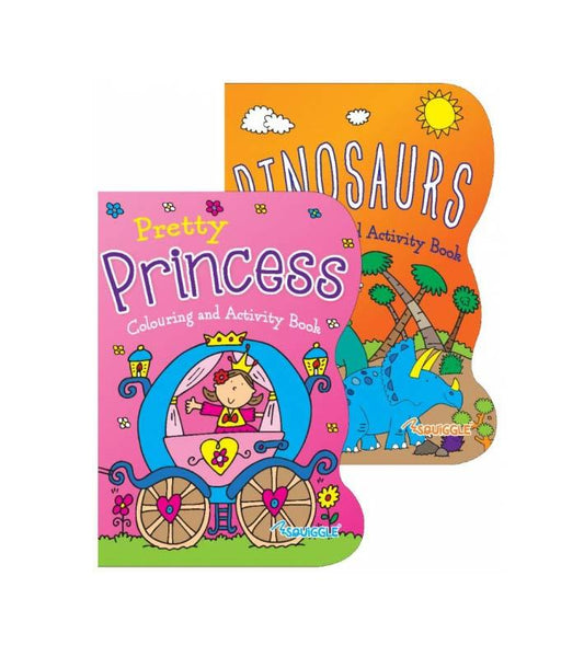 Childrens Girls And Boys Fun Colouring And Activity Book A4 Assorted Design P2191